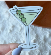 Martini Cocktail Sticker