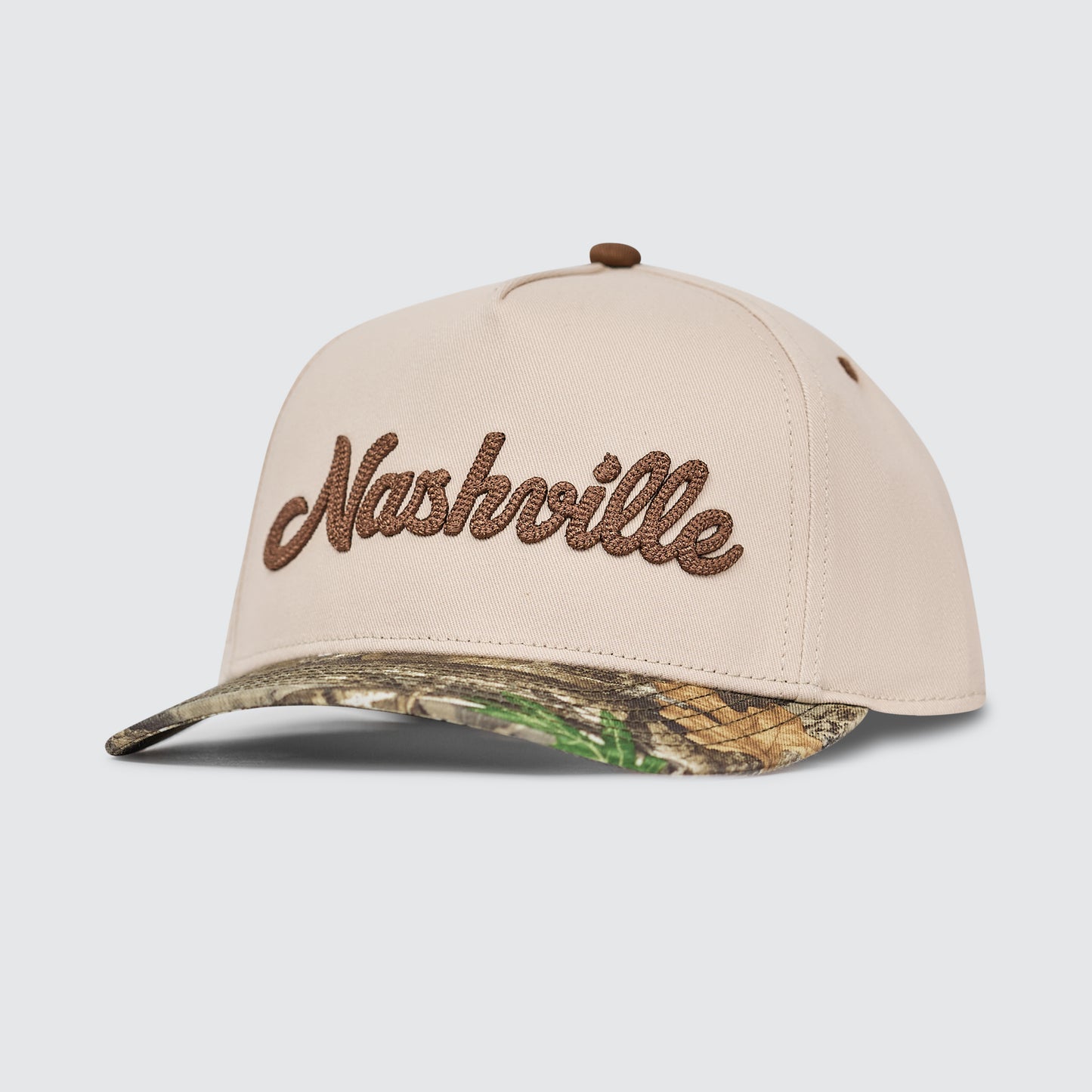 Nashville Chain Stitch Snapback [Camo/Tan]