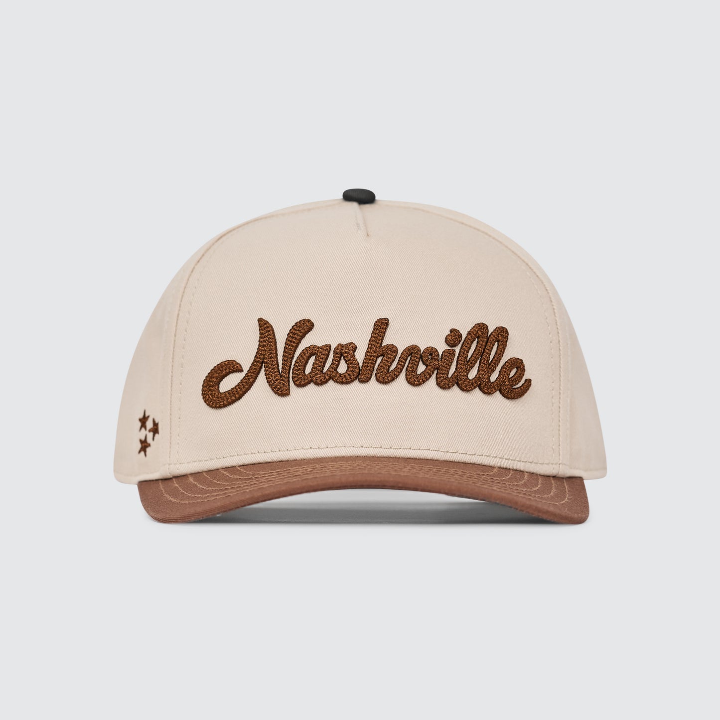 Nashville Chain Stitch Snapback [Brown/Natural]