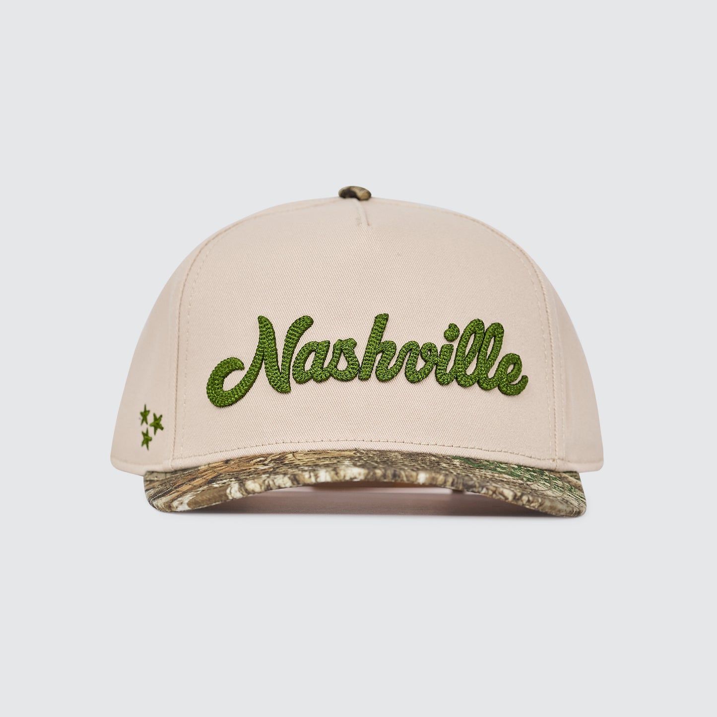Nashville Chain Stitch Snapback [Camo/Olive]