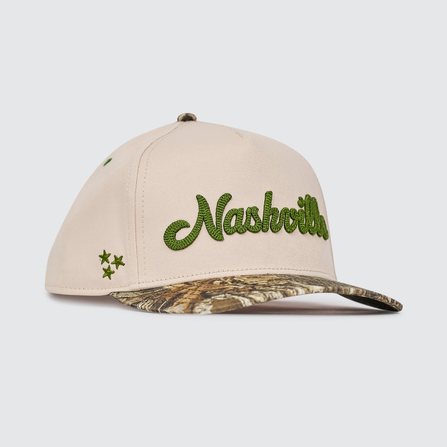 Nashville Chain Stitch Snapback [Camo/Olive]