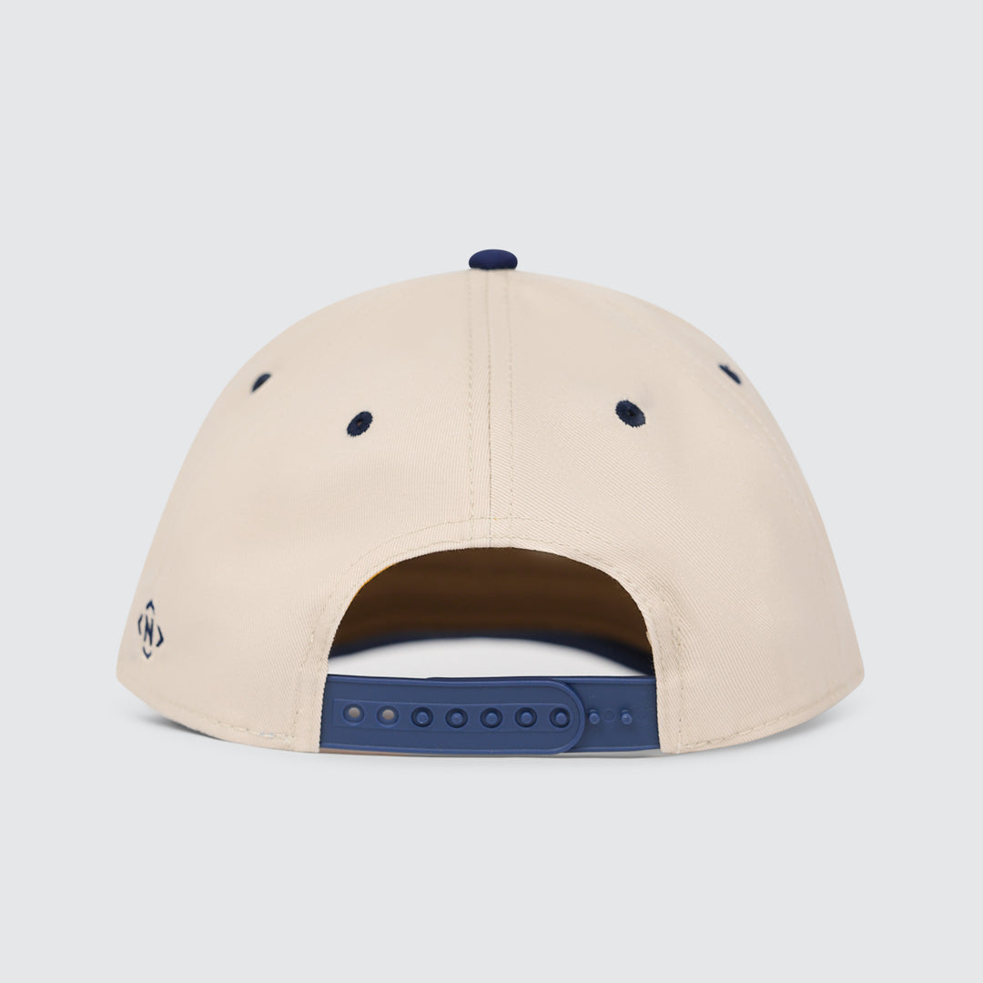 SMASH Chain Stitch Rope Snapback [Navy/Cream]