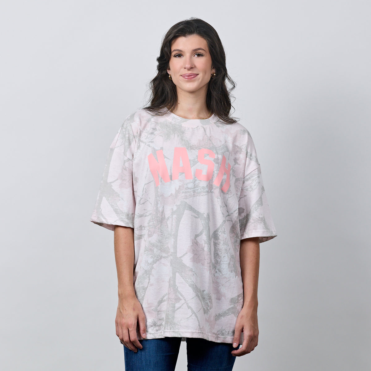 Nash Camo Oversized Tee