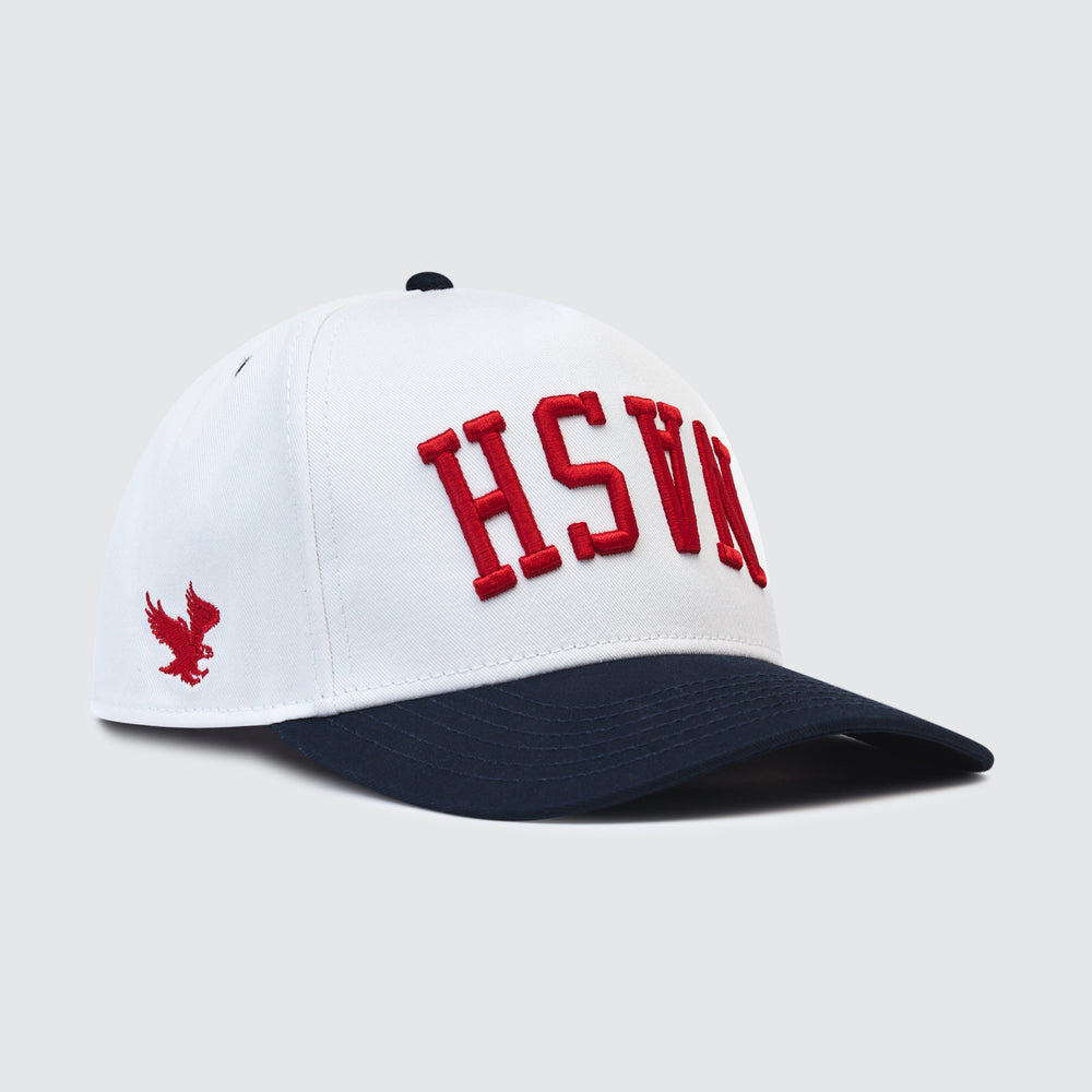 Upside Down NASH Snapback [Navy/White/Red]