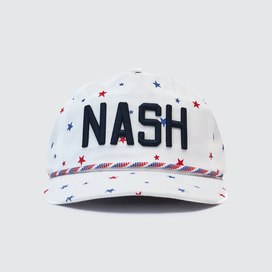 Star Spangled Snapback [White]