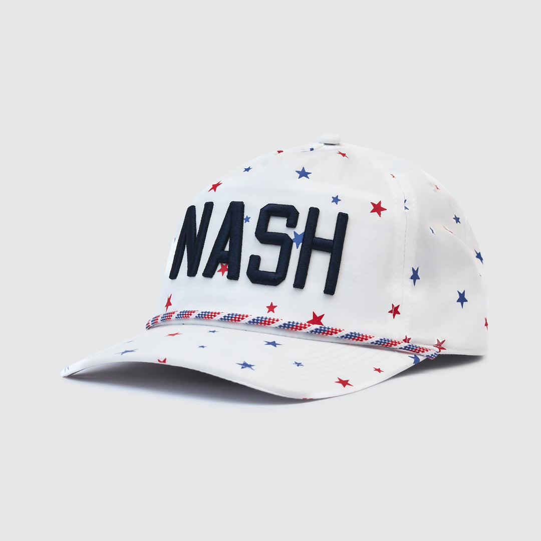 Star Spangled Snapback [White]