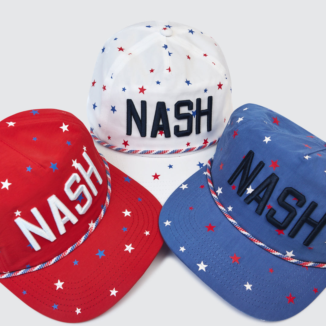 Star Spangled Snapback [White]