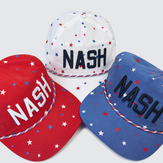 Star Spangled Snapback [White]
