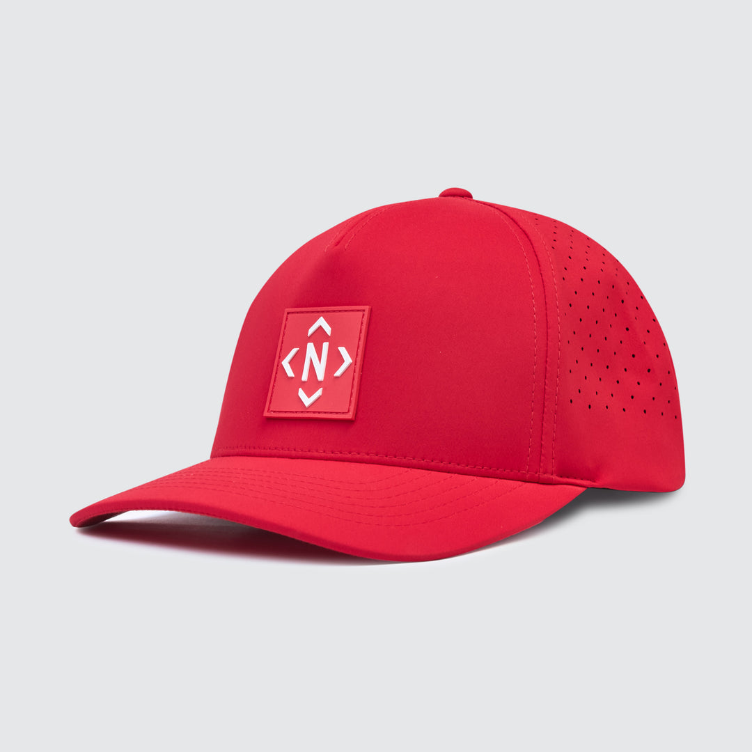 Iconic Performance Snapback [Red]