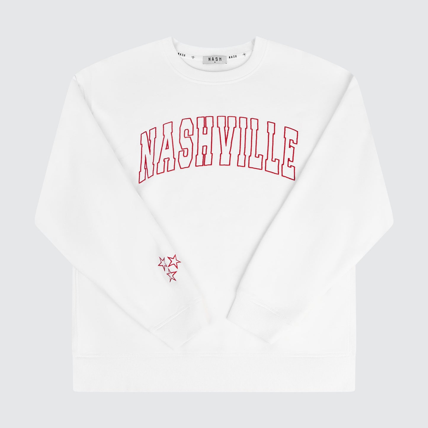 Sylvan Crewneck [White/Red]
