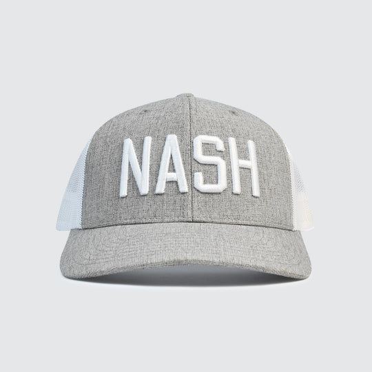 NASH Classic Trucker [Gray Melange/White]