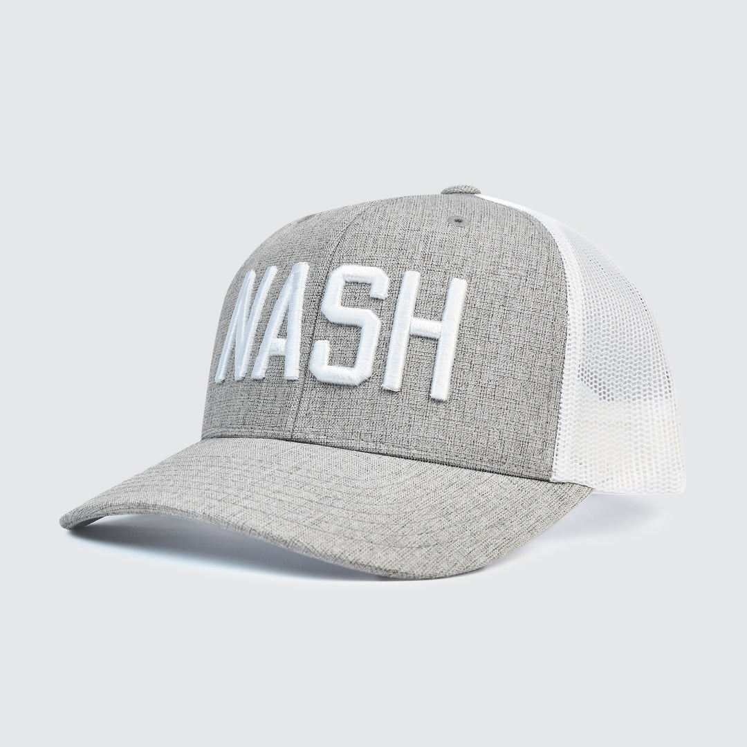 NASH Classic Trucker [Gray Melange/White]