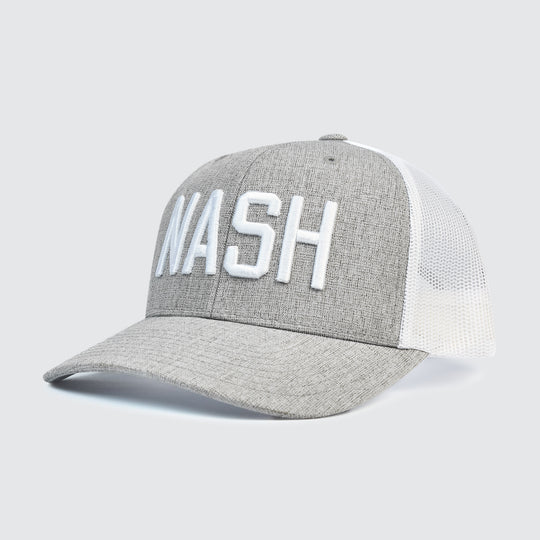NASH Classic Trucker [Gray Melange/White]
