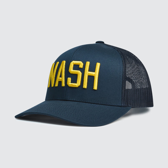 NASH Classic Trucker [Navy/Navy/Gold]