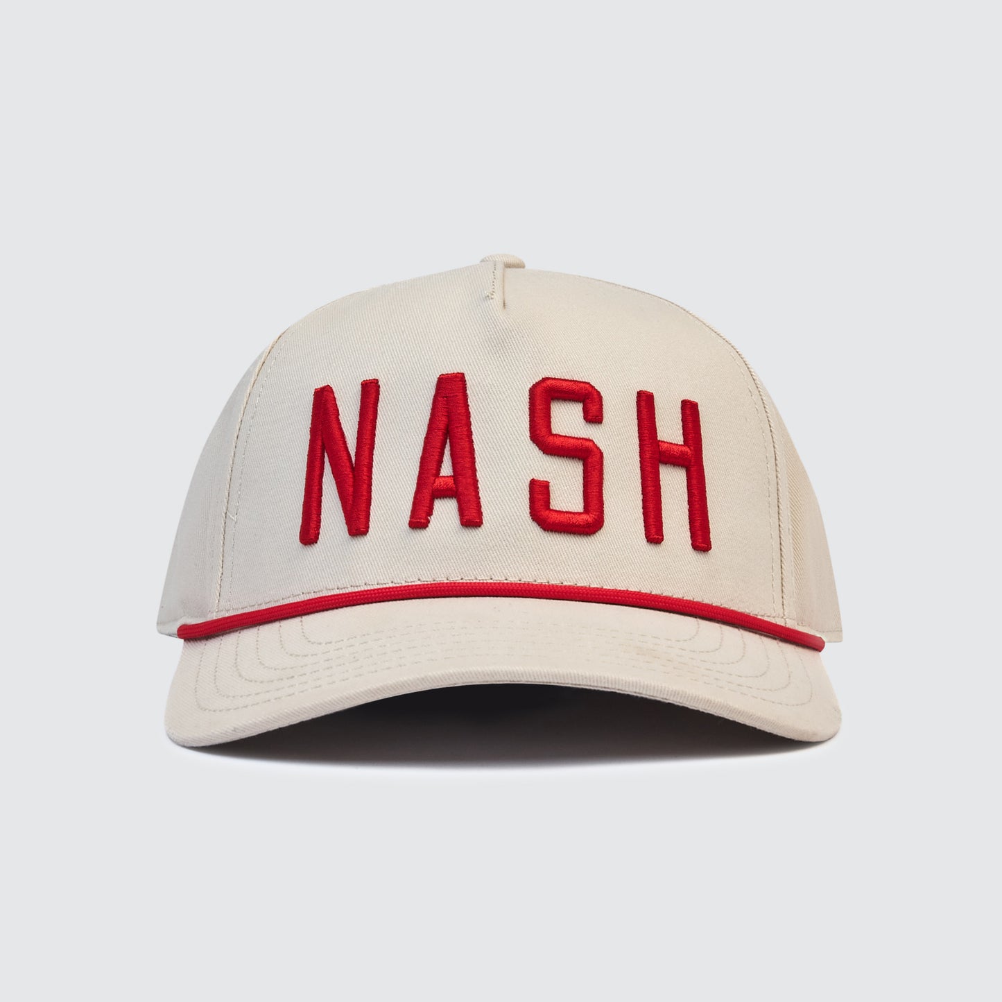 Adventurer Rope Snapback [Off White/Red]