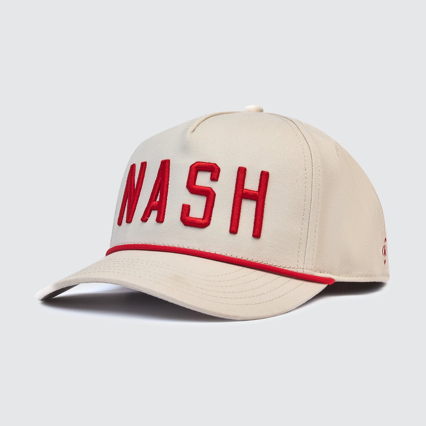 Adventurer Rope Snapback [Off White/Red]