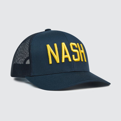 NASH Classic Trucker [Navy/Navy/Gold]
