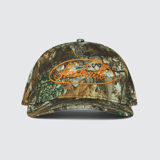 Nashville Circle Snapback [Camo/Orange]