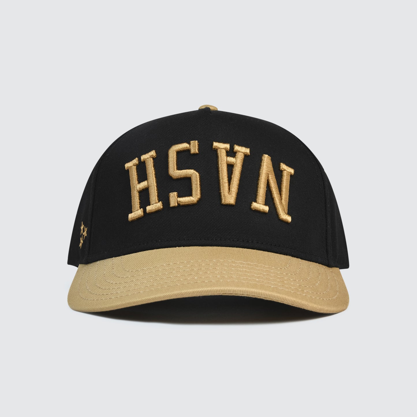 Upside Down NASH Snapback [Khaki/Black]