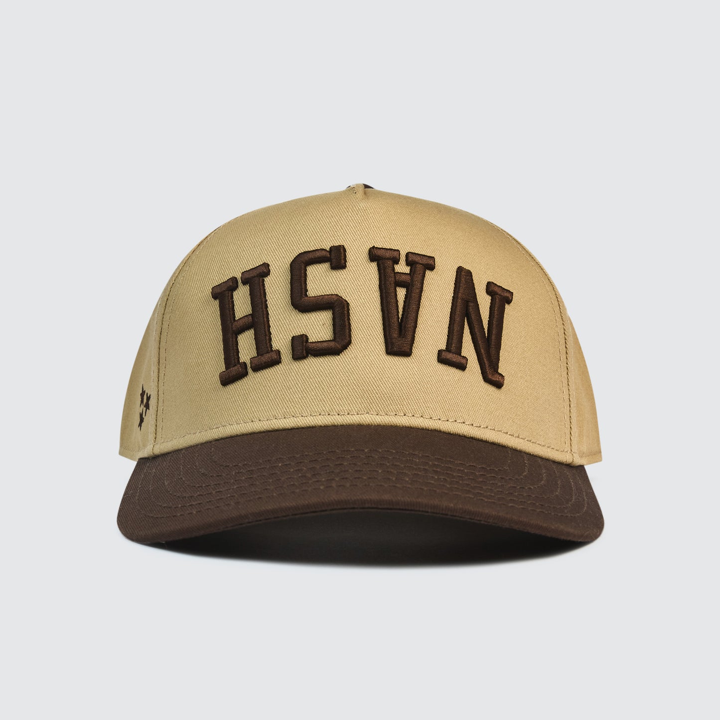 Upside Down NASH Snapback [Brown/Khaki]