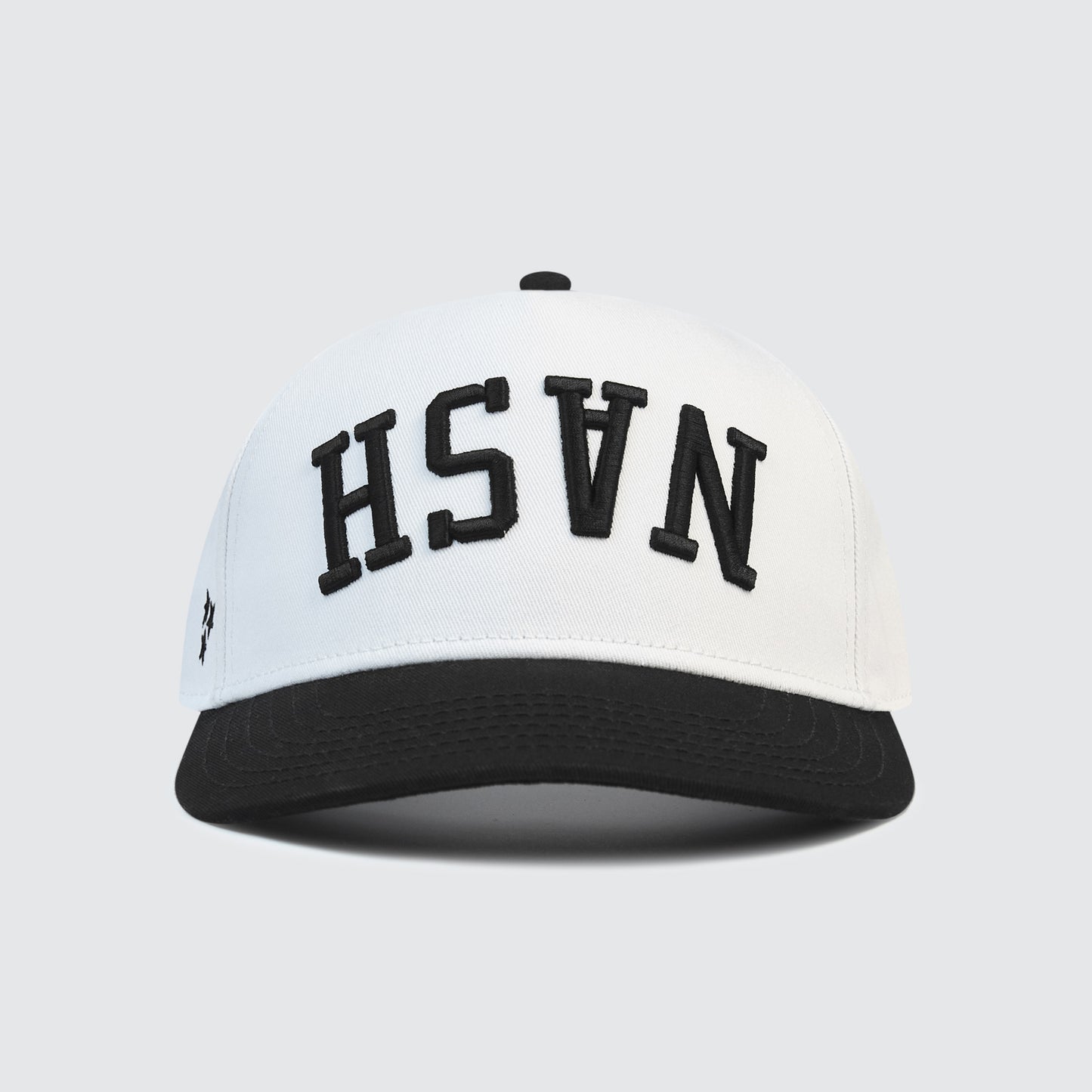 Upside Down NASH Snapback [Black/White]