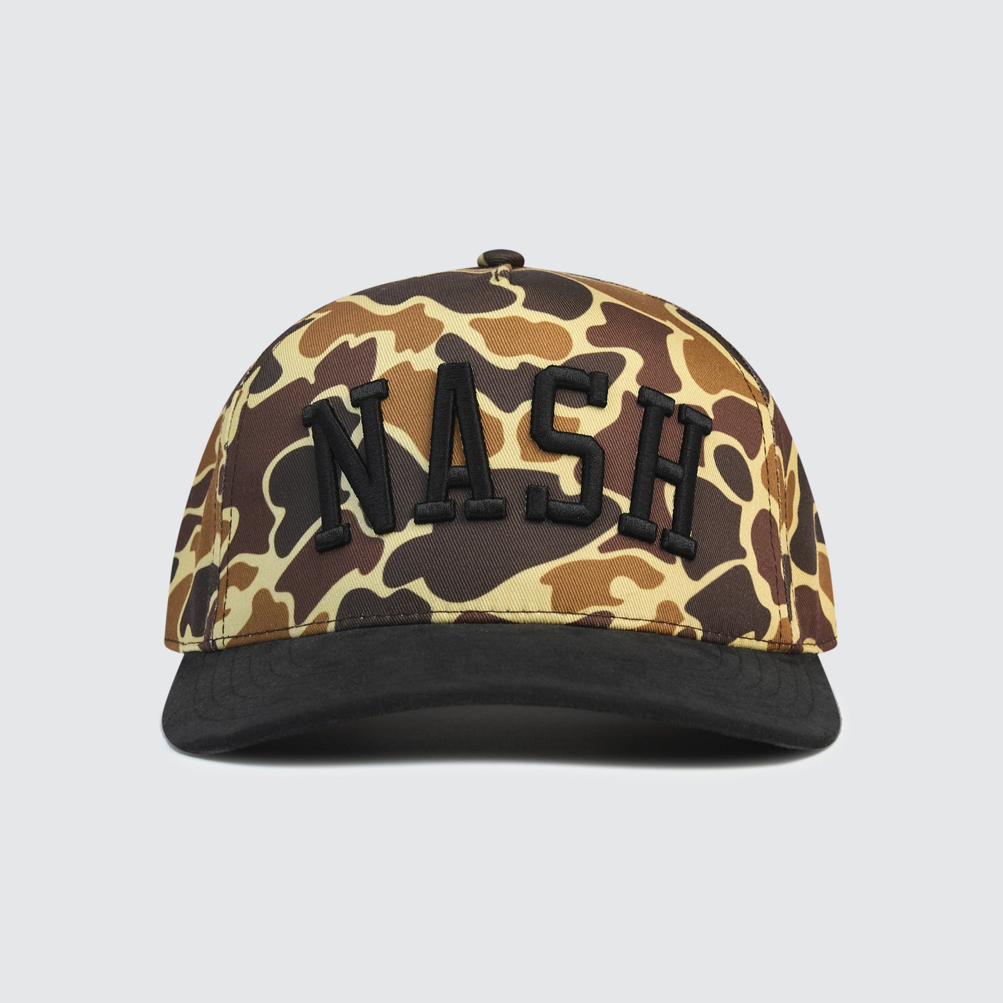 NASH Snapback [Black / Duck Camo]