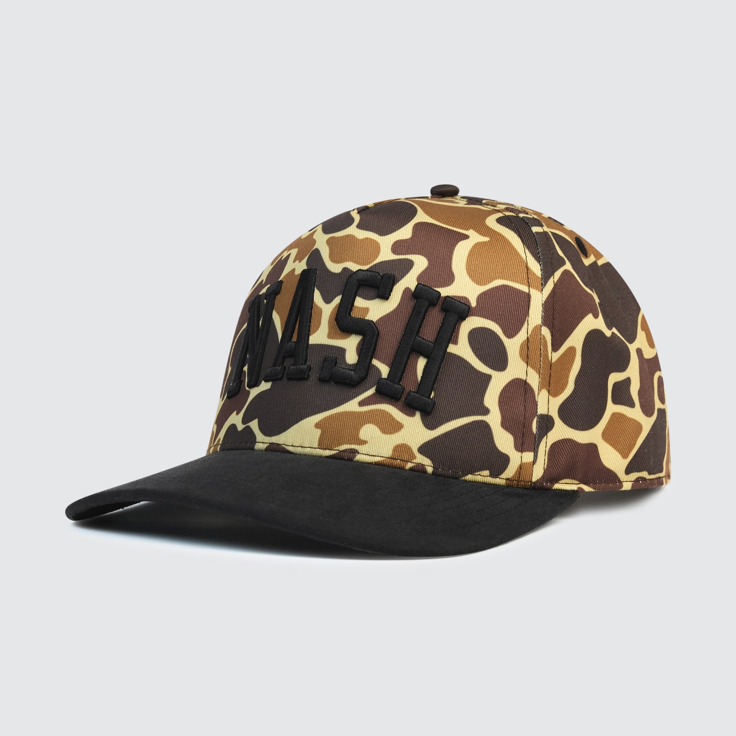 NASH Snapback [Black / Duck Camo]