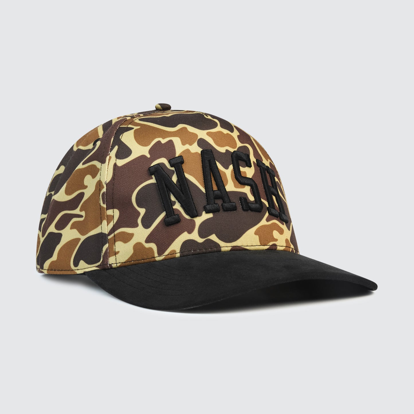 NASH Snapback [Black / Duck Camo]