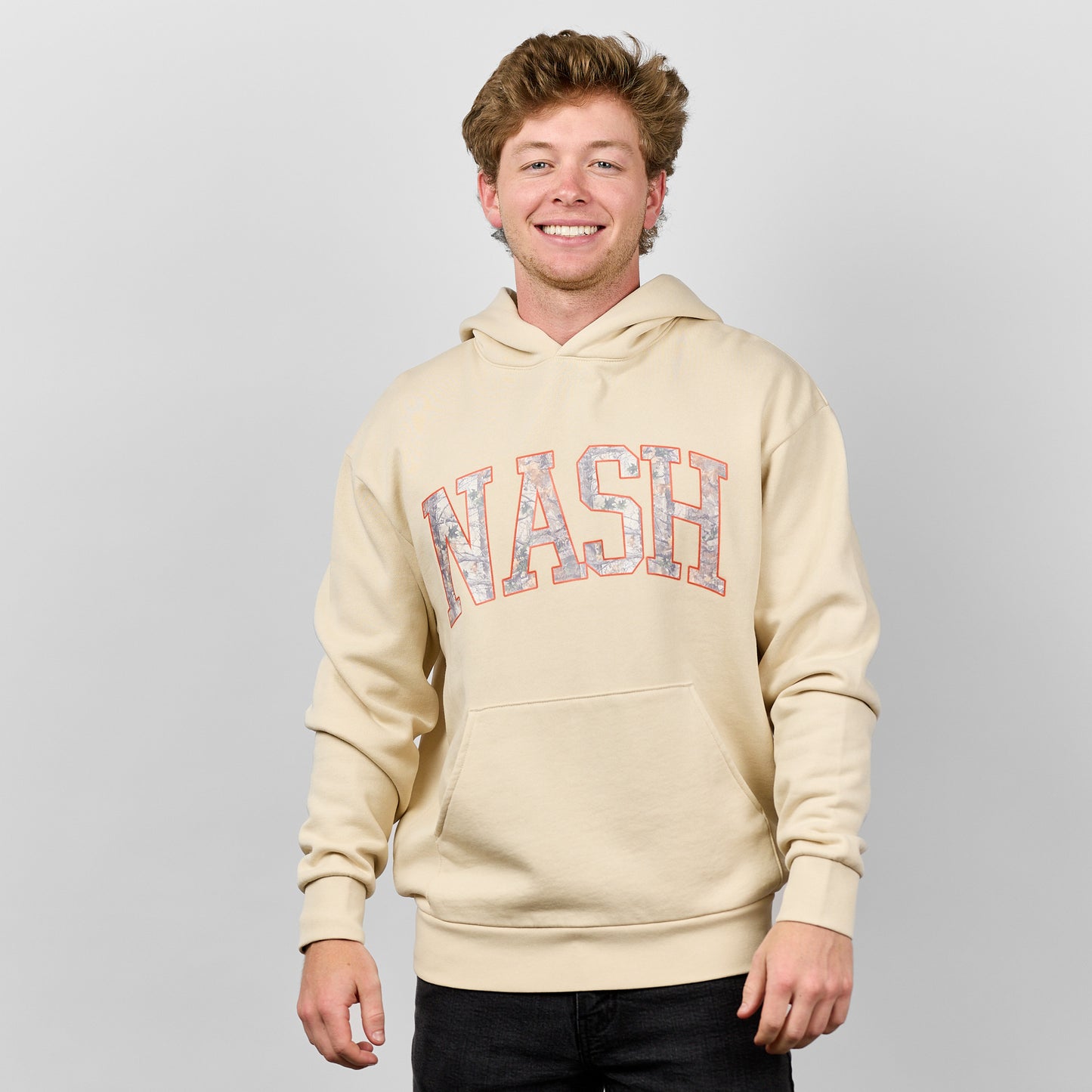 Nash Basic Hoodie [Ivory/Camo]