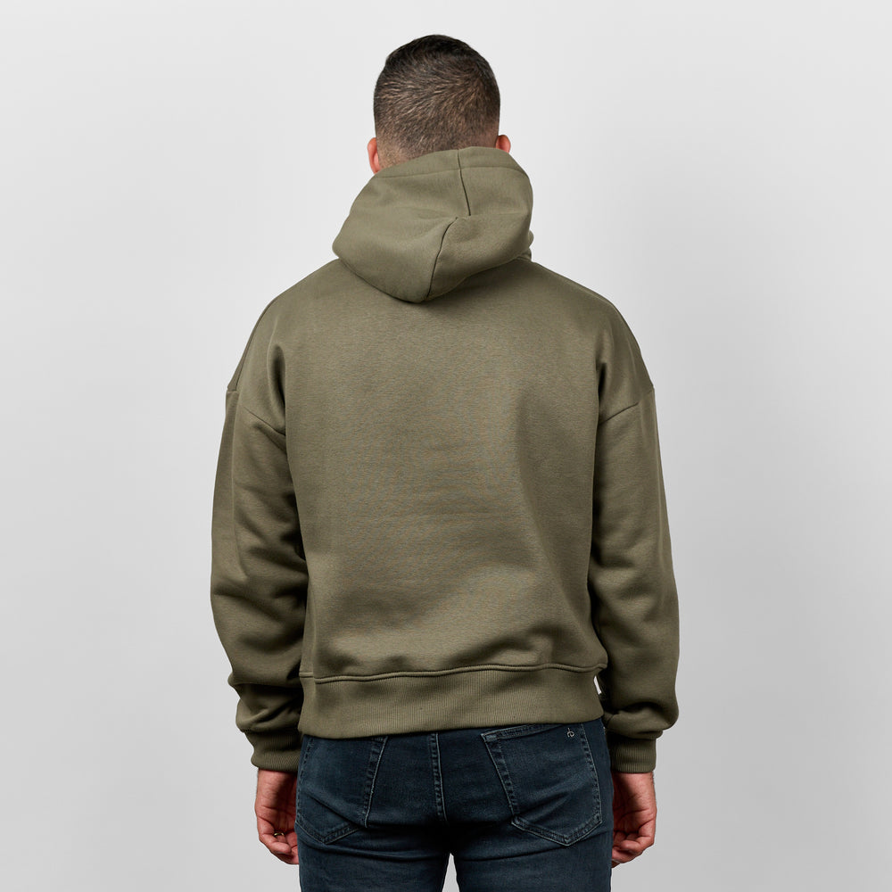 Zee Oversize Hoodie [Olive/Black]