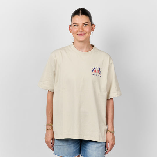 The Burnout Tee [Bone]