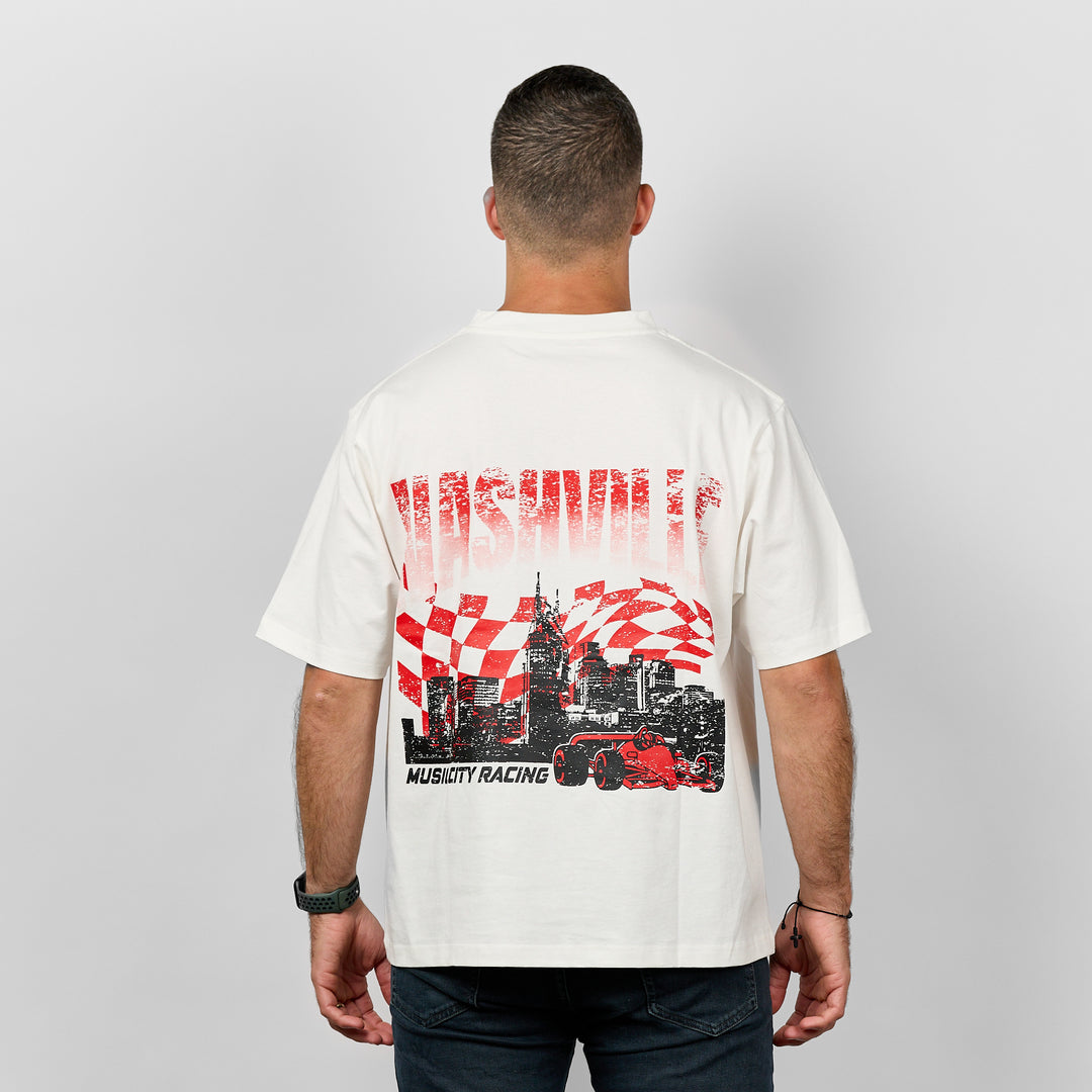 Skyline Speedway Tee [White]
