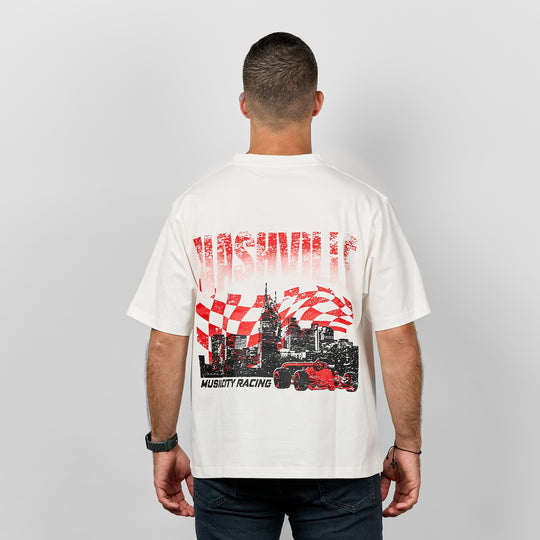 Skyline Speedway Tee [White]