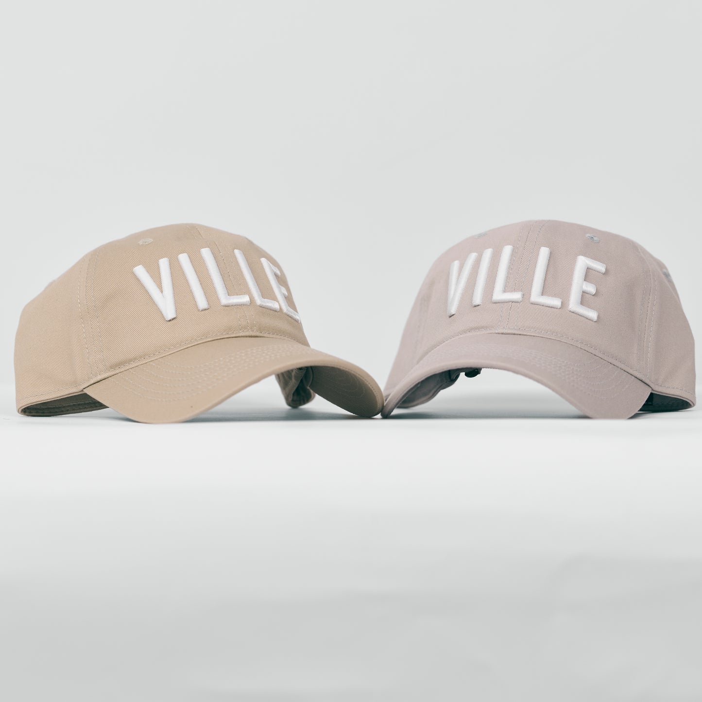 VILLE Original Ball Cap [Khaki/White]