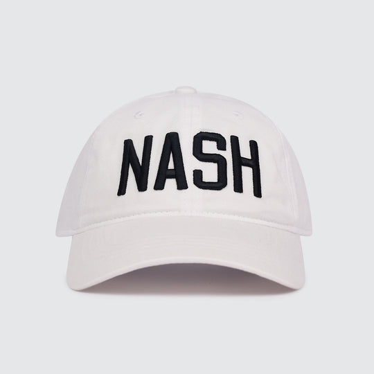 NASH Original Ball Cap [White/Black]
