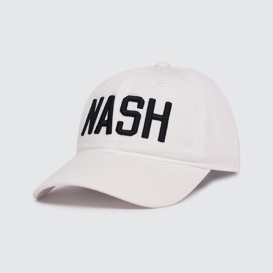 NASH Original Ball Cap [White/Black]