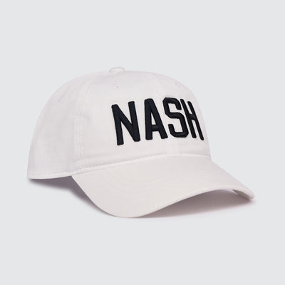 NASH Original Ball Cap [White/Black]