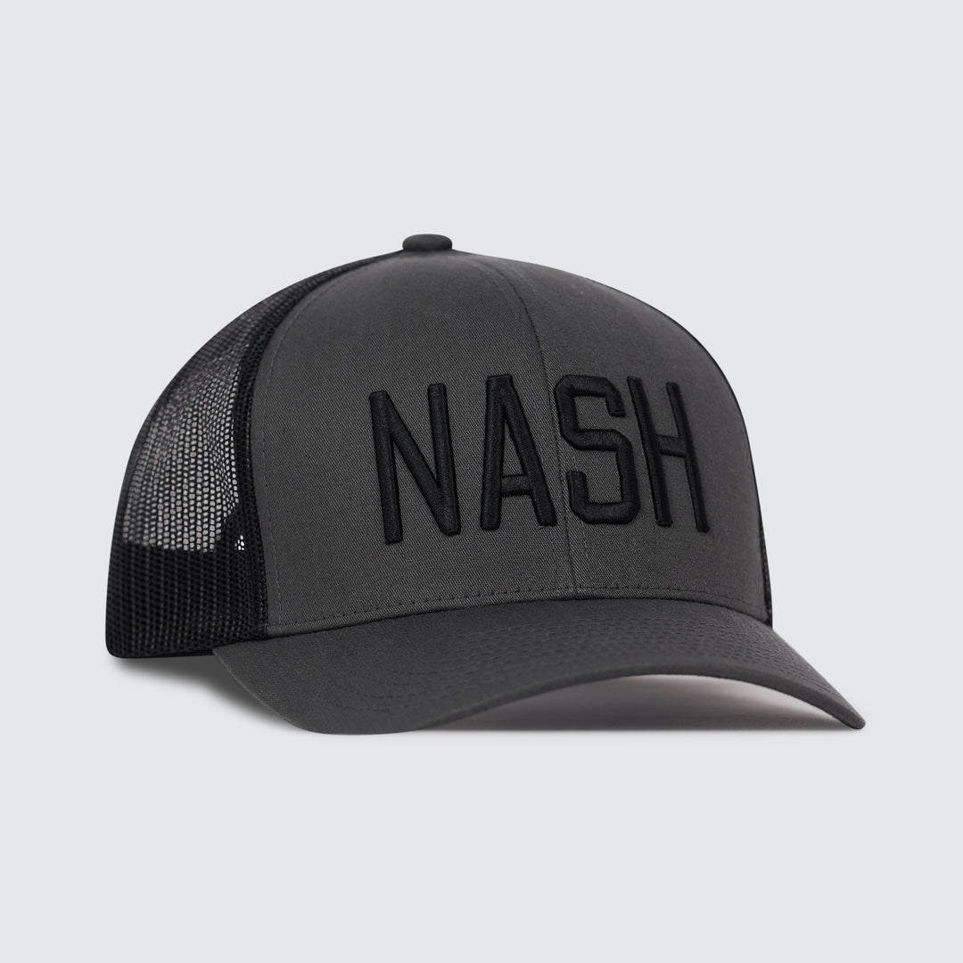 NASH Classic Trucker [Charcoal/Black/Black]