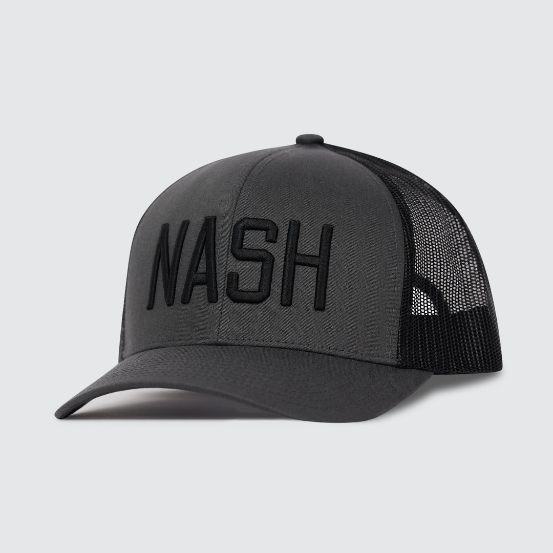 NASH Classic Trucker [Charcoal/Black/Black]