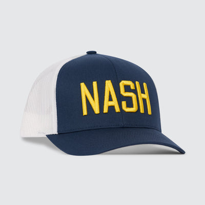NASH Classic Trucker [Navy/White/Gold]