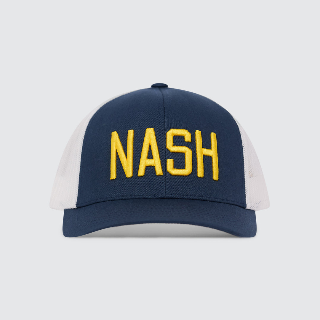 NASH Classic Trucker [Navy/White/Gold]
