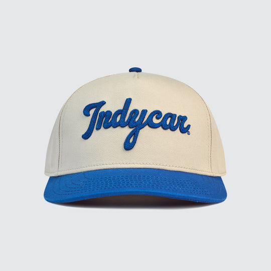 Indycar Snapback [Royal/Cream]