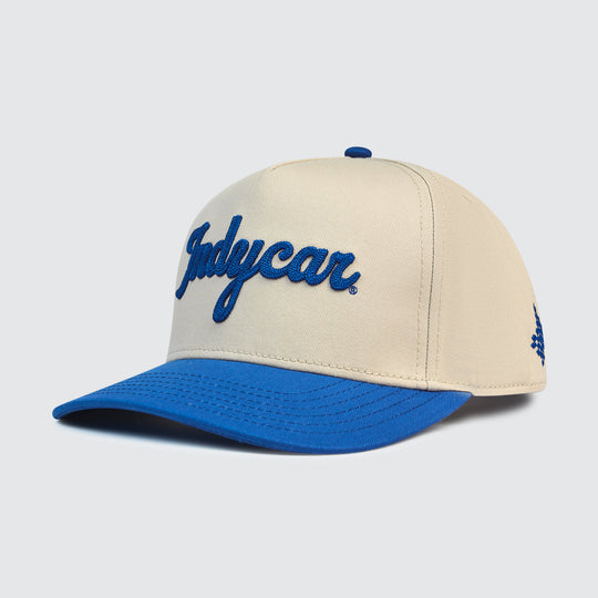 Indycar Snapback [Royal/Cream]