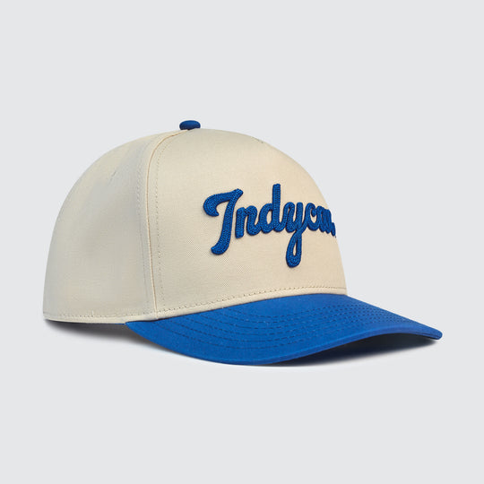 Indycar Snapback [Royal/Cream]