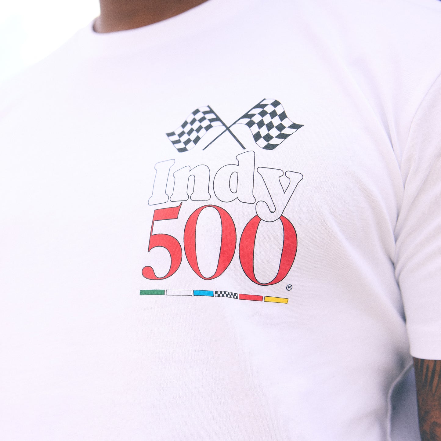 Indy 500 Hottest Track Tee [White]