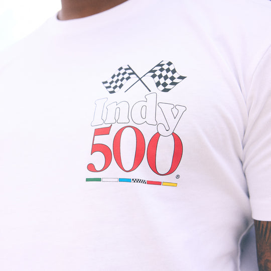Indy 500 Hottest Track Tee [White]