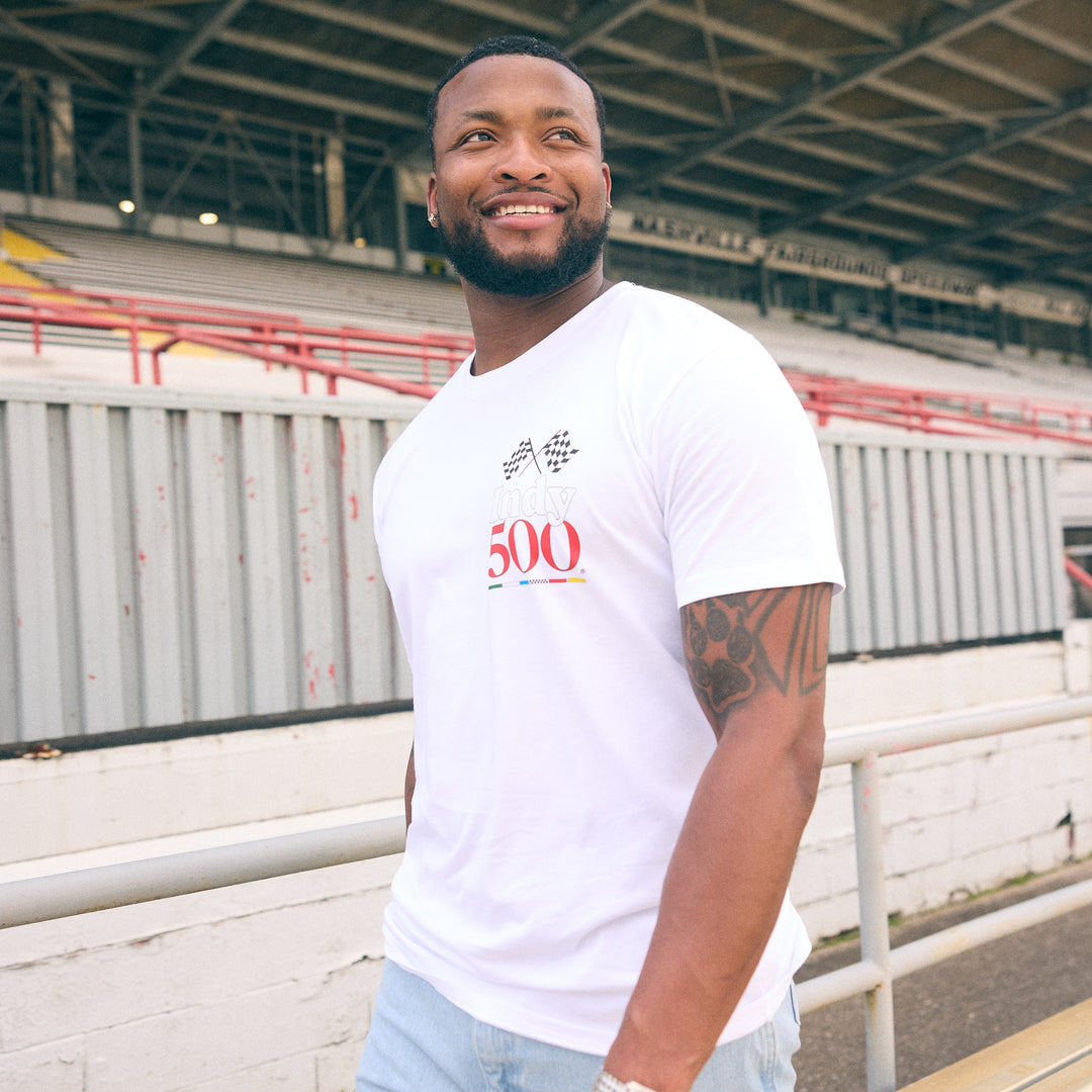 Indy 500 Hottest Track Tee [White]