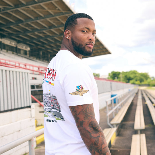 Indy 500 Hottest Track Tee [White]