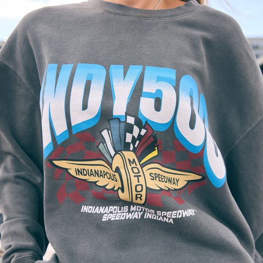 Indy 500 Crewneck [Vintage Black]