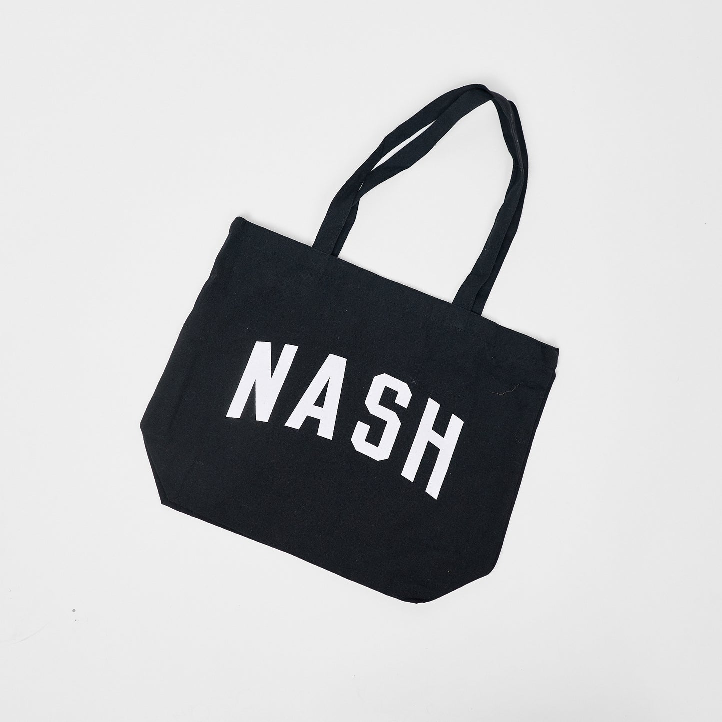 NASH Reusable Cotton Tote Bag [Black]